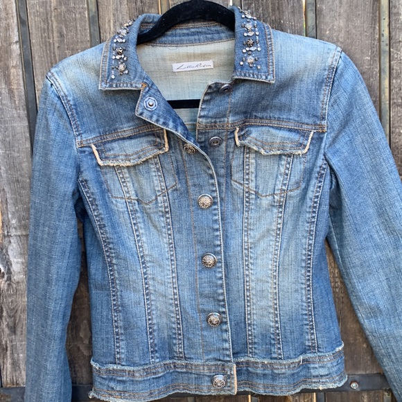Lillie Rubin Jackets & Blazers - Lillie Rubin embellished denim jacket